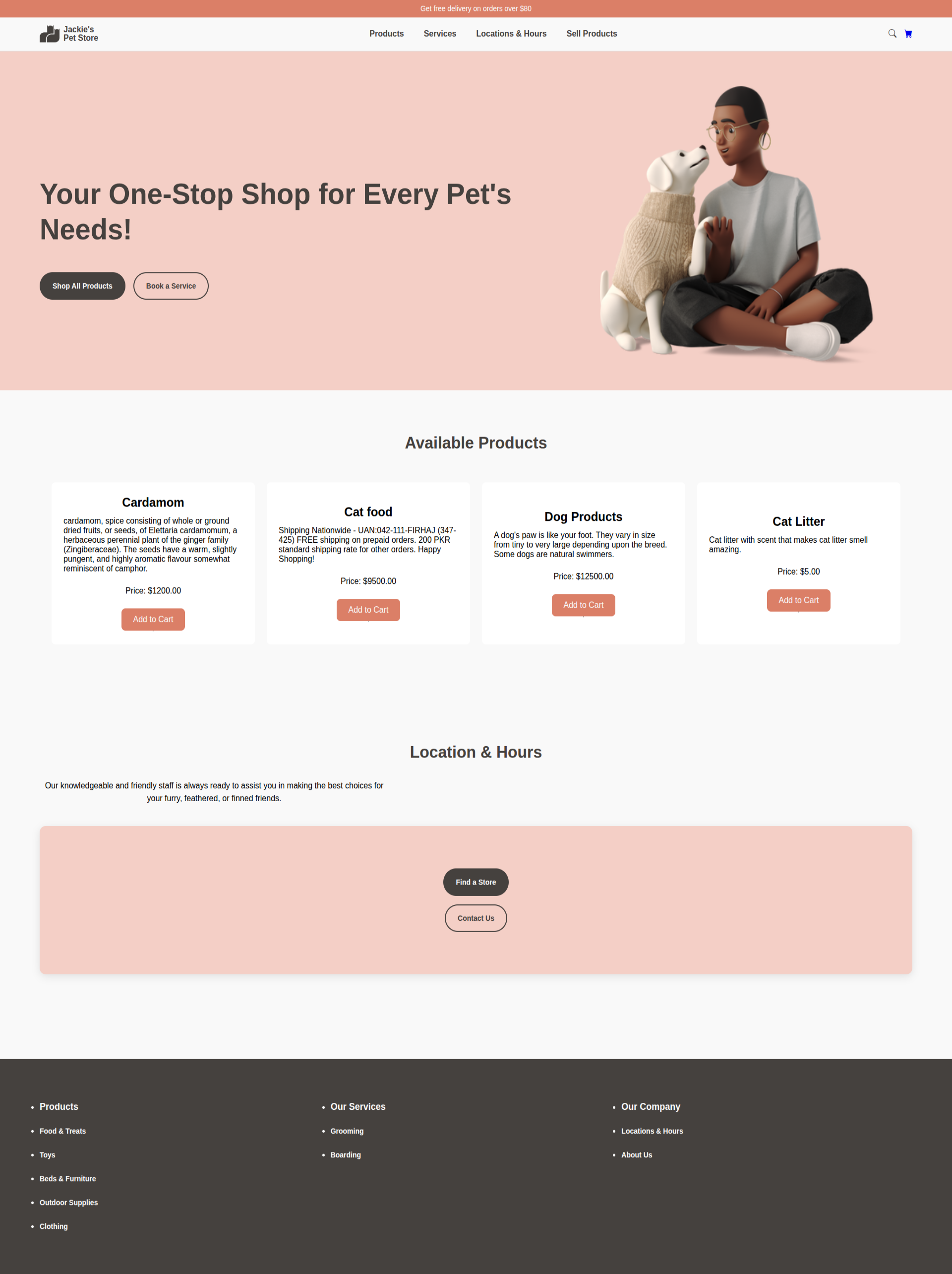 E-Commerce Pet Shop
